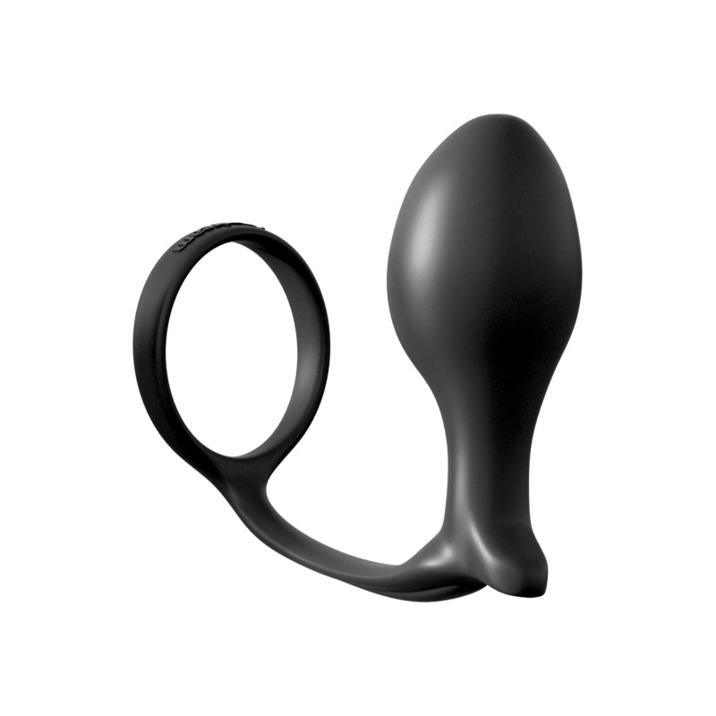 Korek analny ass gasm cock ring advanced black